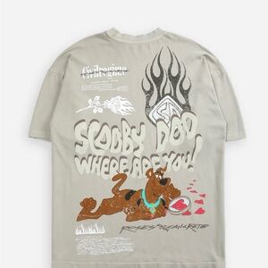 CIVIL REGIME X SCOOBY DOO (ROSE AMERICA) WARNER BROTHERS TAN SIZE MEDIUM